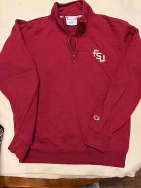 Champion FSU Garnet Quarter-Zip Pullover
